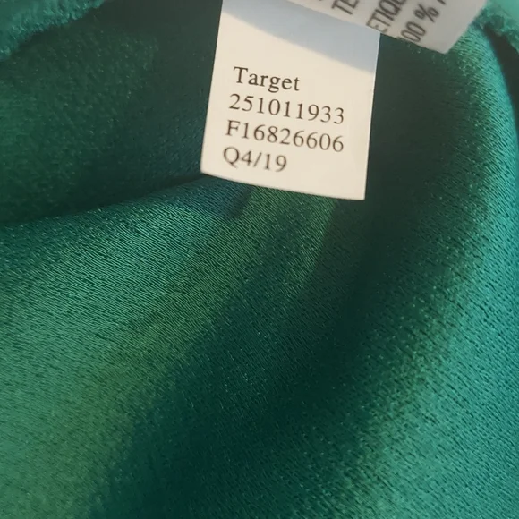 Cushnie for Target Emerald Green Faux Wrap Long Sleeved Dress Size 6 NWT - Picture 15 of 16